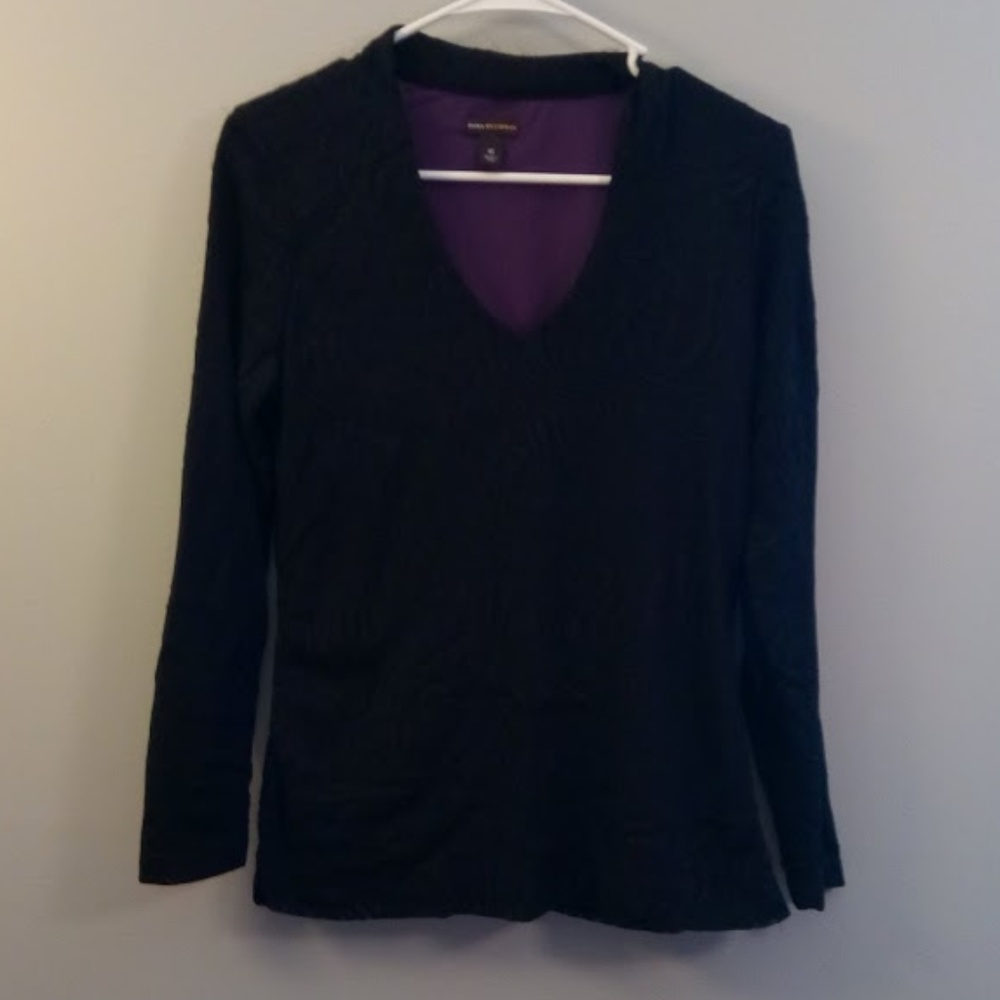 [Dana Buchman] Black Long Sleeve (Size XS)